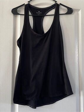 Athleta Black Racerback Performance Tank